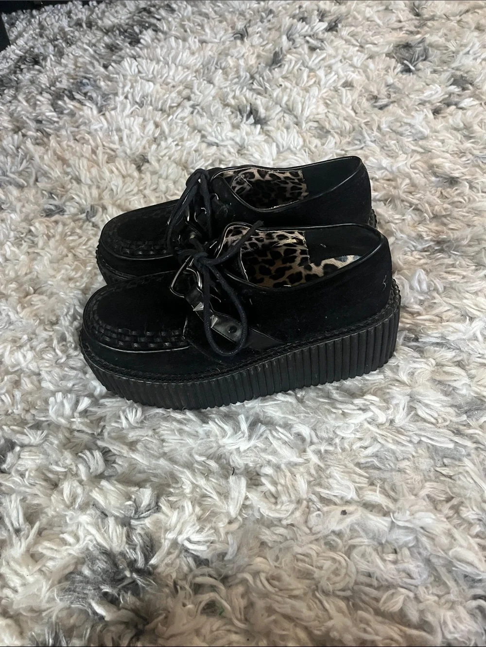 Demonia Cult Creepers with heart ring